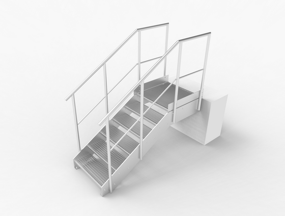 niedrige Treppe 