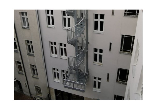 Wendeltreppe aus Stahl